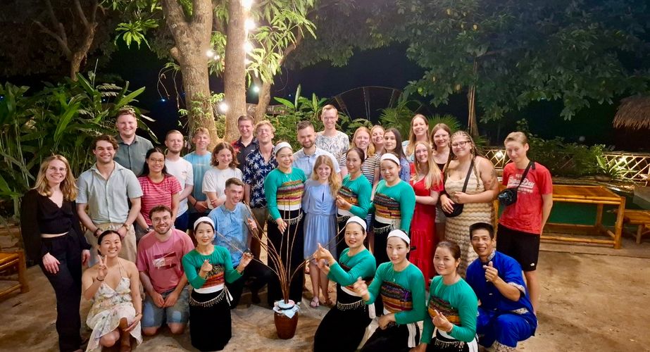 Traditionele show bij Mai Chau